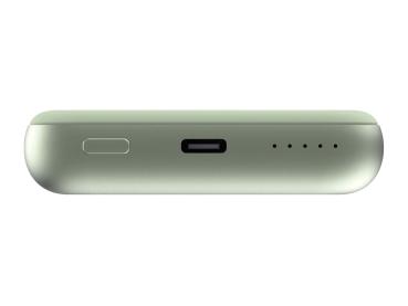 Verbatim Charge 'n' Go - Induktive Power Bank - Magnethalterung - Li-Pol - 10000 mAh - 20 Watt - 2.4 A - Apple