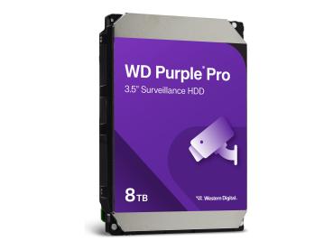 WD Purple Pro WD8002PURP - Festplatte - 8 TB - Videoüberwachung, Smart Video - intern - 3.5" (8.9 cm)