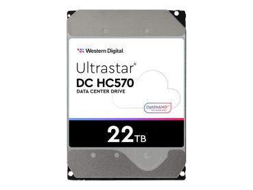 WD Ultrastar DC HC570 - Festplatte - verschlüsselt - 22 TB - intern - 3.5" (8.9 cm)