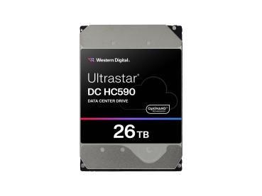 WD Ultrastar DC HC590 0F65672 - Festplatte - Datencenter - verschlüsselt - 26 TB - intern - 3.5" (8.9 cm)