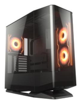 Cougar Gehäuse Midi-Tower FV270 ARGB Schwarz - Midi/Minitower - ATX