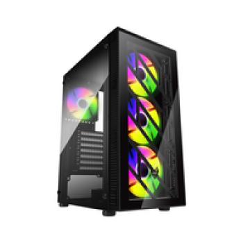 FSP Geh Midi CMT192 ATX/M-ATX/M-ITX/RGB o.N. Black retail - Midi/Minitower - ATX