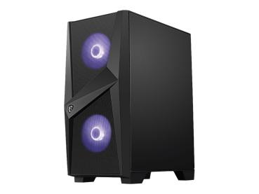 MSI MAG Forge 100M - Tower - ATX - Seitenteil mit Fenster (gehärtetes Glas)