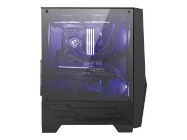 MSI MAG Forge 100M - Tower - ATX - Seitenteil mit Fenster (gehärtetes Glas)