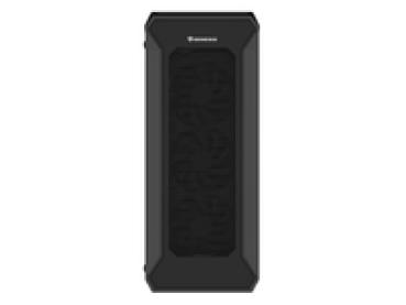 natec Gehäuse Irid 505f mit Sichtfenster schwarz - Midi/Minitower - ATX