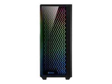 Sharkoon RGB LIT 200 - Tower - ATX - Seitenteil mit Fenster (gehärtetes Glas)