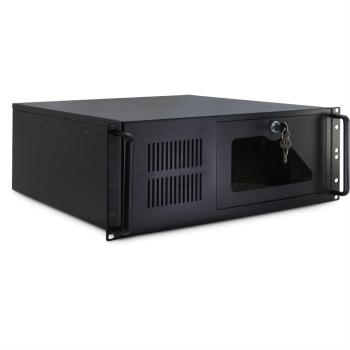 Inter-Tech VALUE - Griff für Rackmontagegehäuse - 120 mm - Schwarz - 4U - 48.3 cm (19")