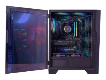 AEROCOOL ADVANCED TECHNOLOGIES AeroCool Mirage-G-BK-v1 - Mid tower - ATX - Seitenteil mit Fenster (gehärtetes