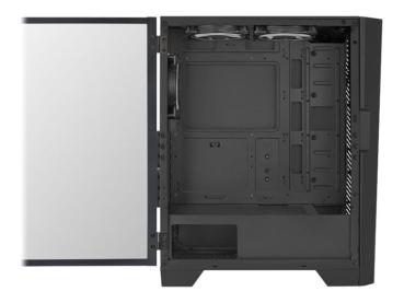 AEROCOOL ADVANCED TECHNOLOGIES AeroCool Mirage-G-BK-v1 - Mid tower - ATX - Seitenteil mit Fenster (gehärtetes