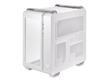 ASUS TUF Gaming GT502 - White Edition - mid tower - ATX - Seitenteil mit Fenster (gehärtetes Glas)
