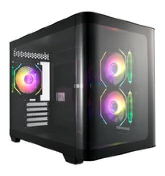 FSP Geh Mini S380 BA Micro-ATX/M-ITX/ARGB o.N. Black retail - Tower - ATX