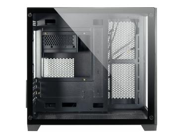 Inter-Tech C-501 Aspect - Tower - mini ITX / micro ATX - Seitenteil mit Fenster (gehärtetes Glas)