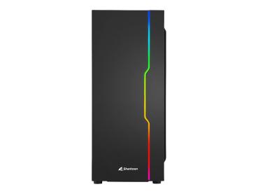 Sharkoon RGB Slider - Mid tower - ATX - Seitenteil mit Fenster (gehärtetes Glas)