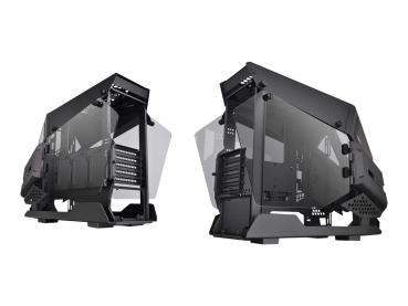 Thermaltake AH T200 - Tower - micro ATX - Seitenteil mit Fenster (gehärtetes Glas)