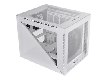 Thermaltake Divider 200 TG Snow - Micro-Case - micro ATX - Seitenteil mit Fenster (gehärtetes Glas)