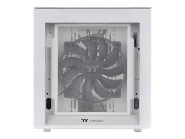 Thermaltake Divider 200 TG Snow - Micro-Case - micro ATX - Seitenteil mit Fenster (gehärtetes Glas)
