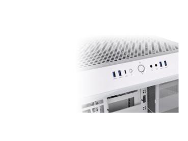 Thermaltake The Tower 500 Snow - Mid tower - E-ATX - Seitenteil mit Fenster (gehärtetes Glas)