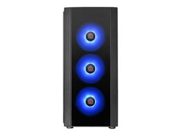 Thermaltake Versa J25 - Tempered Glass RGB Edition - Tower - ATX - Seitenteil mit Fenster (gehärtetes Glas)