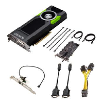 PNY Quadro P5000 SYNC K-Series PCI-Express Bundle - Graphic - Grafikkarte - PCI-Express