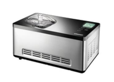 UNOLD EISMASCHINE Gusto 48845 - Kompressor Eismaschine - 2 l - 1 Becken - Schwarz - Edelstahl - 60 min - LCD