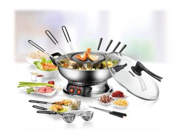 UNOLD 48746 - Fondue-Topf - rostfreier Edelstahl