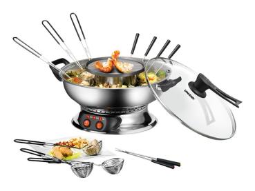 UNOLD 48746 - Fondue-Topf - rostfreier Edelstahl