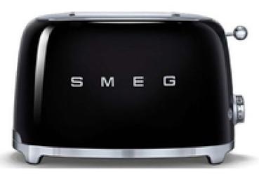 SMEG TSF01BLEU - 2 Scheibe(n) - Schwarz - Stahl - Tasten - Niveau - Drehregler - 950 W - 220 - 240 V