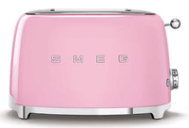 SMEG TSF01PKEU - 2 Scheibe(n) - Pink - Stahl - Tasten - Niveau - Drehregler - China - 950 W