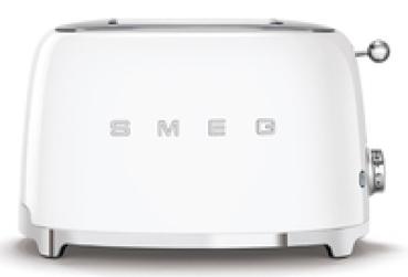 SMEG TSF01WHEU - 2 Scheibe(n) - Weiß - Stahl - Kunststoff - Tasten - Niveau - Drehregler - 950 W - 220 - 240 