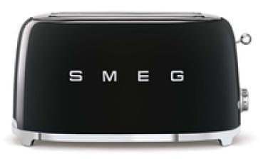 SMEG TSF02BLEU - 4 Scheibe(n) - Schwarz - Stahl - Tasten - Niveau - Drehregler - 1500 W - 220 - 240 V