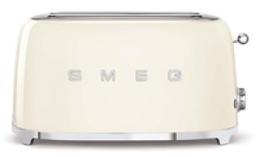 SMEG TSF02CREU - 4 Scheibe(n) - Cremefarben - Stahl - Tasten - Niveau - Drehregler - 1500 W - 220 - 240 V
