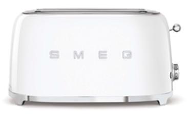 SMEG TSF02WHEU - 4 Scheibe(n) - Weiß - Stahl - Kunststoff - Tasten - Niveau - Drehregler - 1500 W - 220 - 240