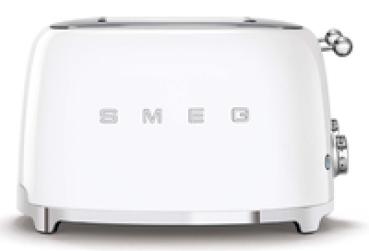 SMEG TSF03WHEU - 4 Scheibe(n) - Weiß - Stahl - Tasten - Niveau - Drehregler - 50's Style - 2000 W