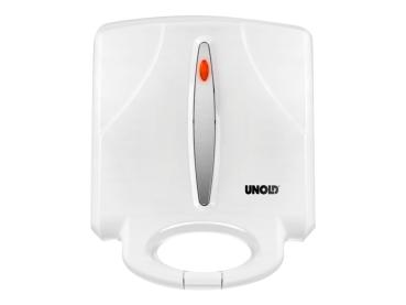 UNOLD 48360 - Waffeleisen - 1.4 kW - Weiß / Edelstahl