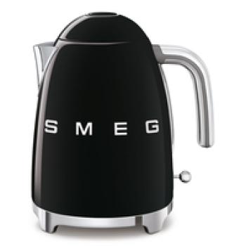 SMEG KLF03BLEU - 1,7 l - 2400 W - Schwarz - Kunststoff - Edelstahl - Wasserstandsanzeige - Überhitzungsschutz