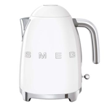 SMEG KLF03WHEU - 1,7 l - 2400 W - Weiß - Kunststoff - Edelstahl - Wasserstandsanzeige - Überhitzungsschutz