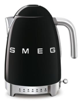 SMEG KLF04BLEU - 1,7 l - 2400 W - Schwarz - Kunststoff - Edelstahl - Regelbare Temperatur - Wasserstandsanzeig
