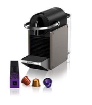 Krups XN 306 T Nespresso Pixie titan - Kaffee-Kapsel-Maschine