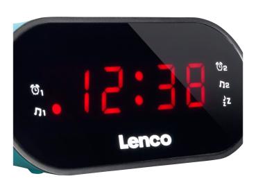 Lenco CR-07 - Radiouhr - 0.3 Watt - Blau