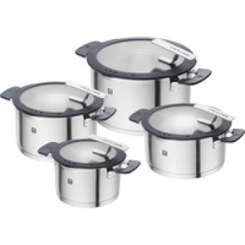 Zwilling Simplify - Schwarz - Silber - Edelstahl - Edelstahl - Schwarz - Silikon - Glas