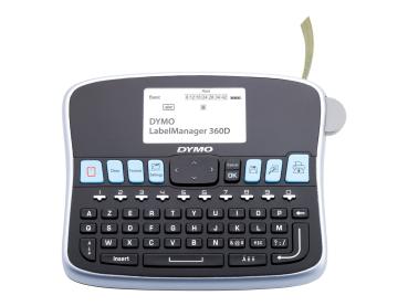 Dymo LabelMANAGER 360D - Beschriftungsgerät - s/w - Thermotransfer - Rolle (1,9 cm)