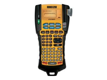 Dymo Rhino 5200 Hard Case Kit - Beschriftungsgerät - s/w - Thermotransfer - Rolle (1,9 cm)