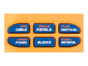 Dymo Rhino 5200 Hard Case Kit - Beschriftungsgerät - s/w - Thermotransfer - Rolle (1,9 cm)