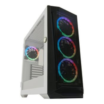 LC-Power Holo-1_X - Midi Tower - PC - Weiß - ATX - micro ATX - Mini-ITX - EATX - Metall - Kunststoff - 16,5 c