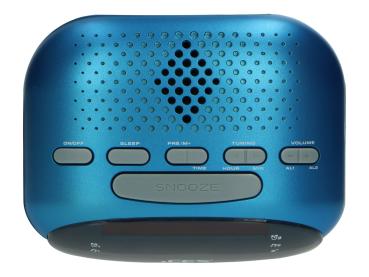 iCES ICR-210 - Radiouhr - Blau