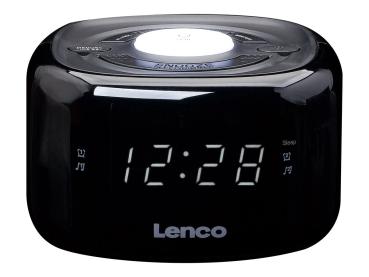 Lenco CR-12 - Radiouhr - Schwarz