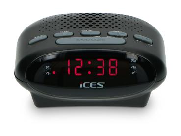 Lenco ICES ICR-210 - Radiouhr - Schwarz