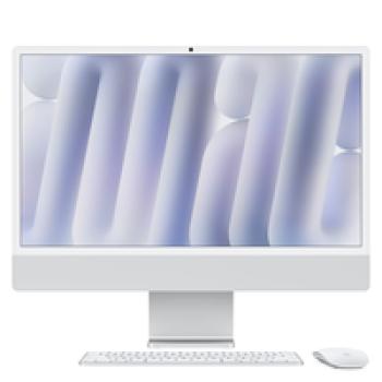 Apple iMac Z1EH 59.62cm Standardglas M4 10C CPU/10C GPU/16C N.E. SSD Gbit Eth MM NumKey TID DE Silber
