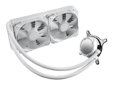 ASUS ROG STRIX LC II 240 ARGB - White Edition - Prozessor-Flüssigkeitskühlsystem - Kühlergröße: 240 mm - 