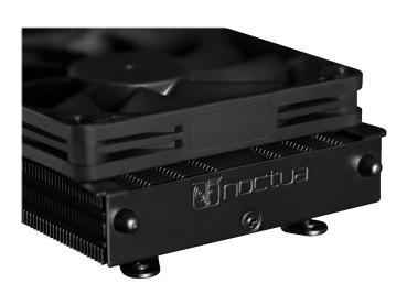 Noctua NH-L9a-AM4 chromax.black - Prozessor-Luftkühler - (für: AM4)